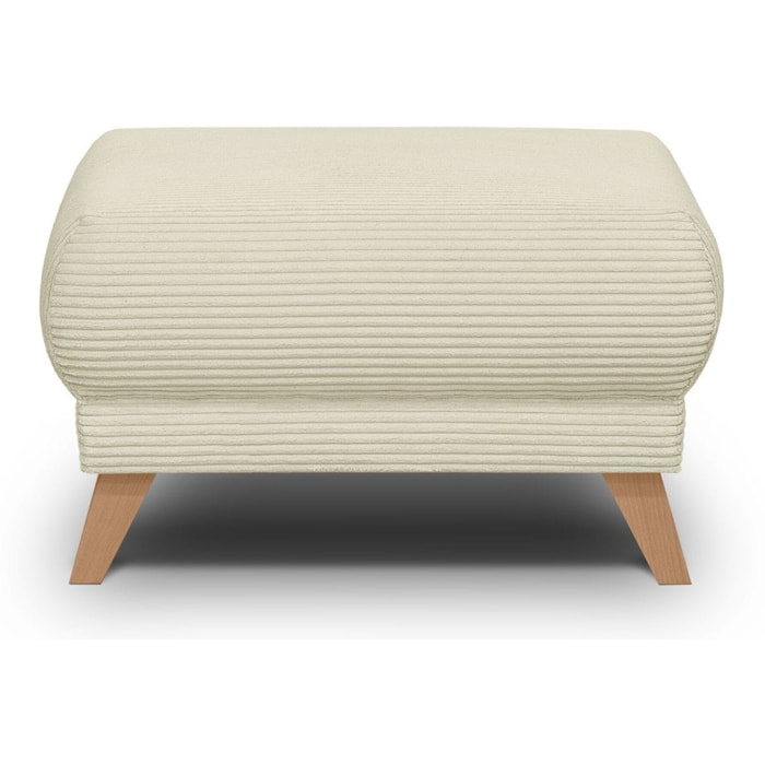 Pouf en velours côtelé - LARIA