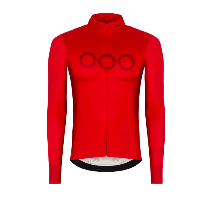Maglia a manica lunga ECOON modello Mont Ventoux in rosso