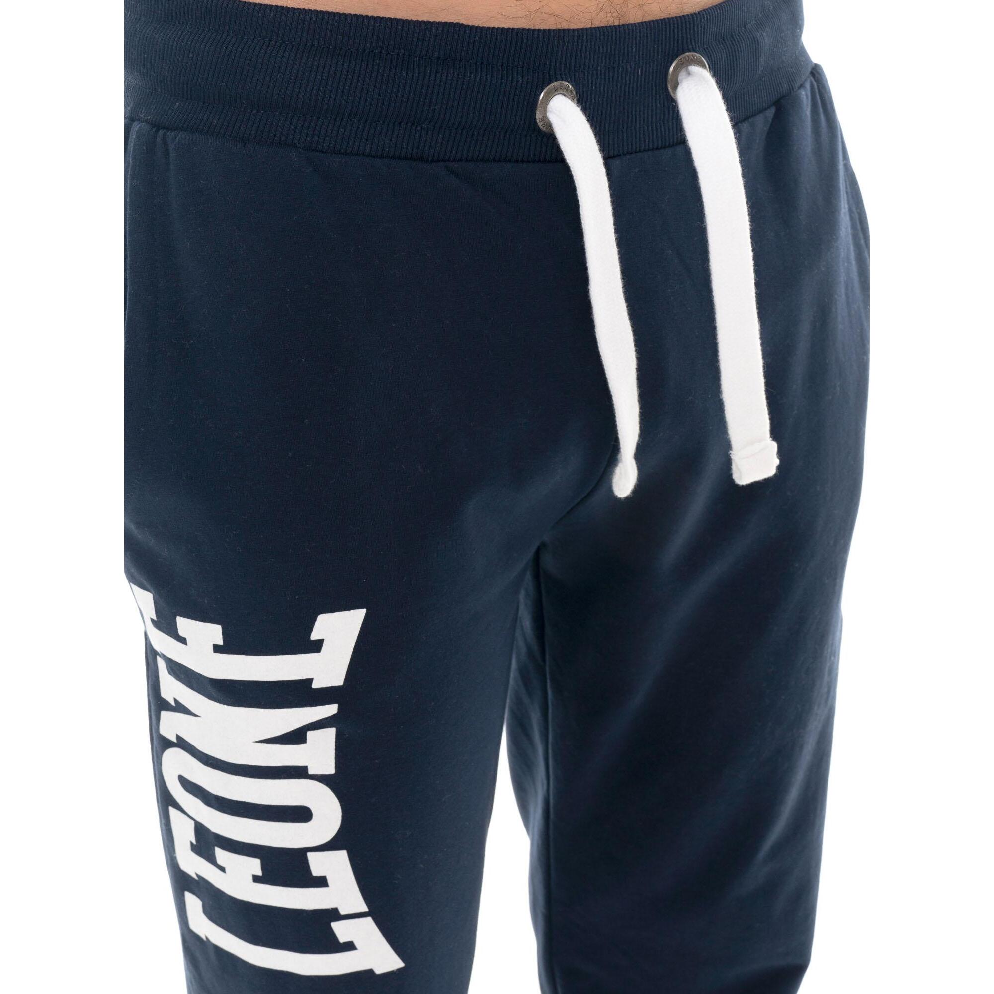 Pantalone sportivo invernale da uomo con polsino e logo grande "Basic"