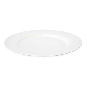 PACK 6 PLATOS LLANOS PORCELANA 27CM