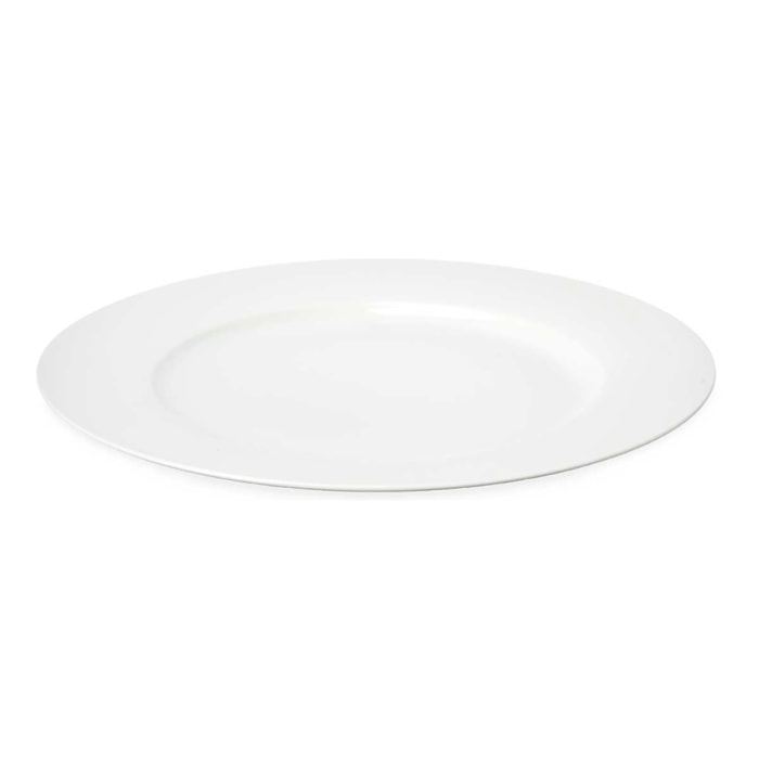PACK 6 PLATOS LLANOS PORCELANA 27CM