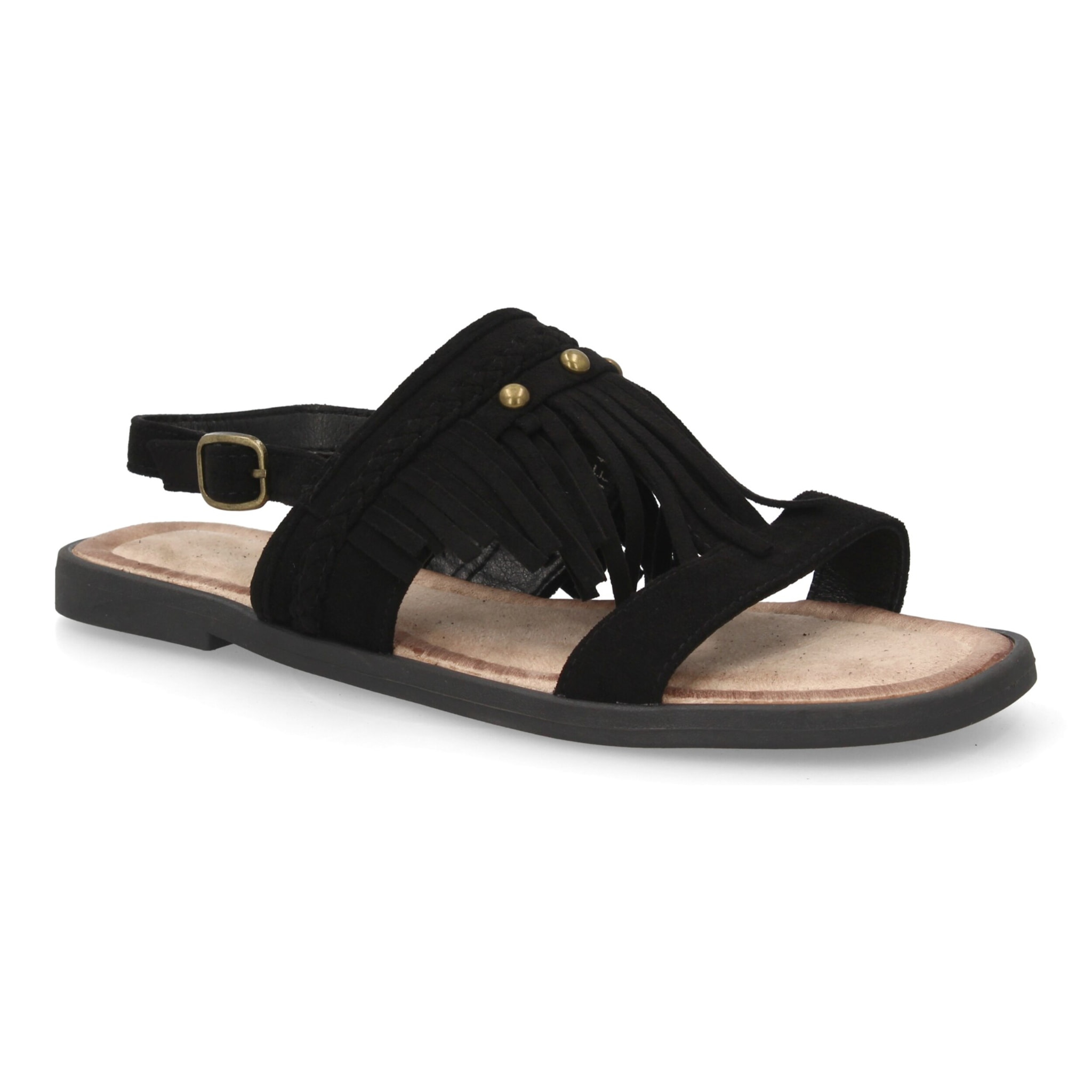 Sandalia boho mujer cómoda verano con flecos