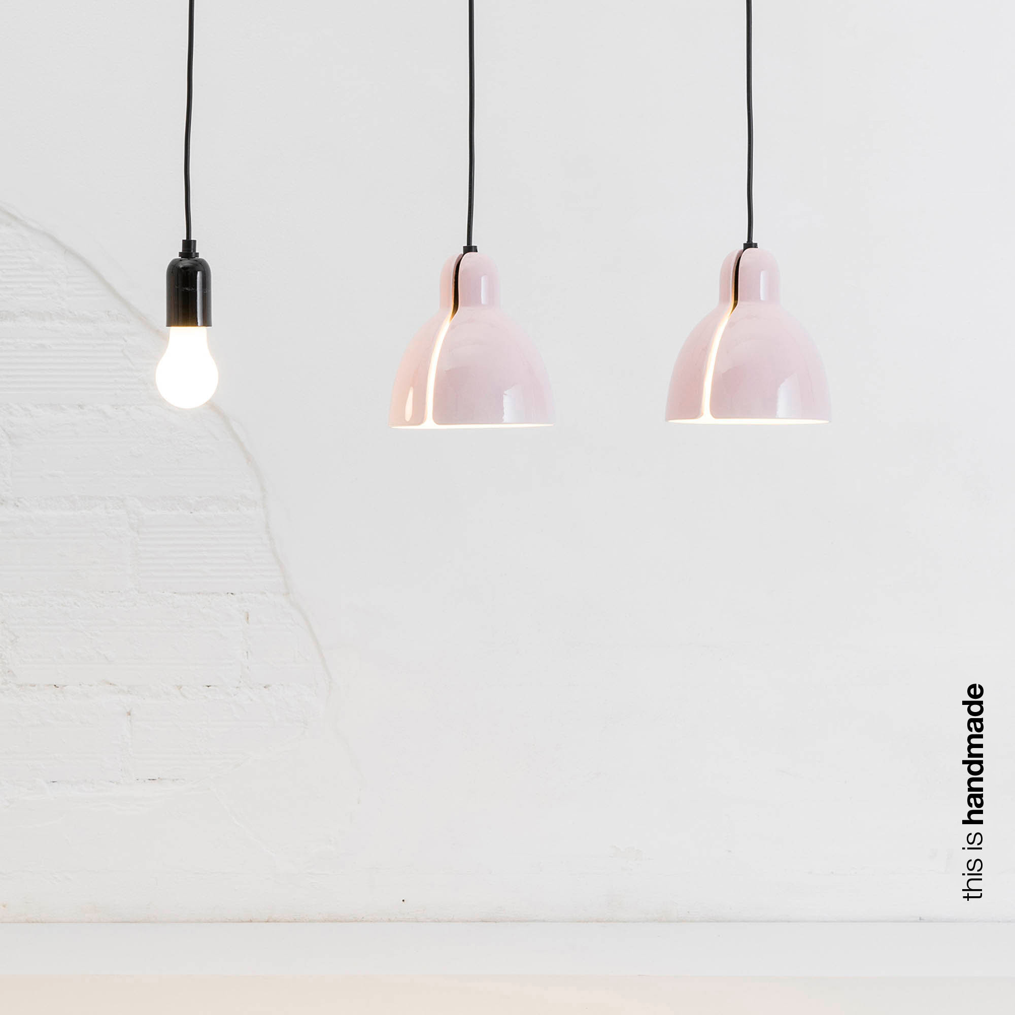 VENICE Lampe suspension rose