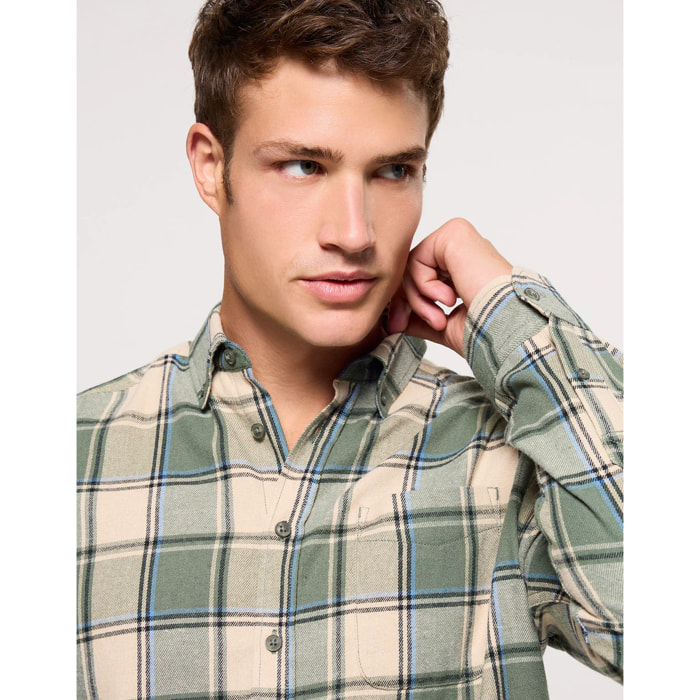 Camisa de Cuadros Verde - Martel