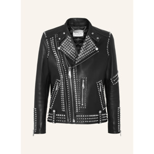 PHILIPP PLEIN Biker de cuero