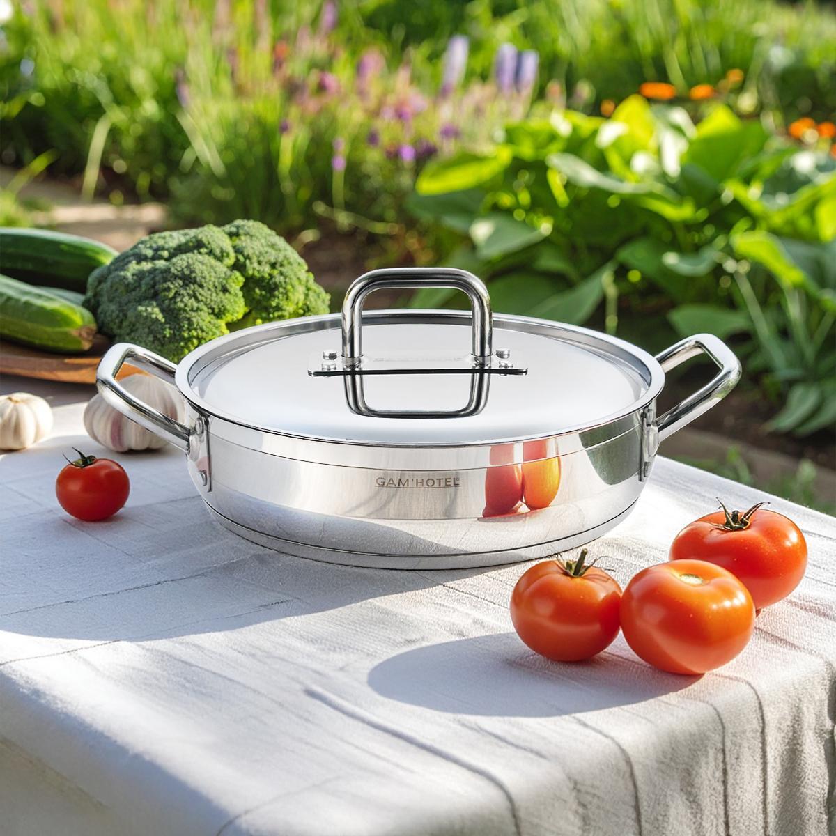 Sautoir inox 32x8cm induction