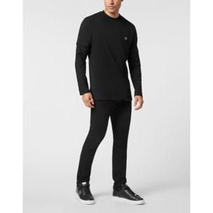 PHILIPP PLEIN T-shirt girocollo a maniche lunghe CREST