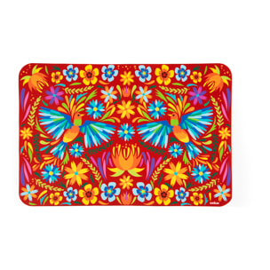 Set 6 Sets de Table Excelsa – Mexican Flowers, Plastique Multicolore