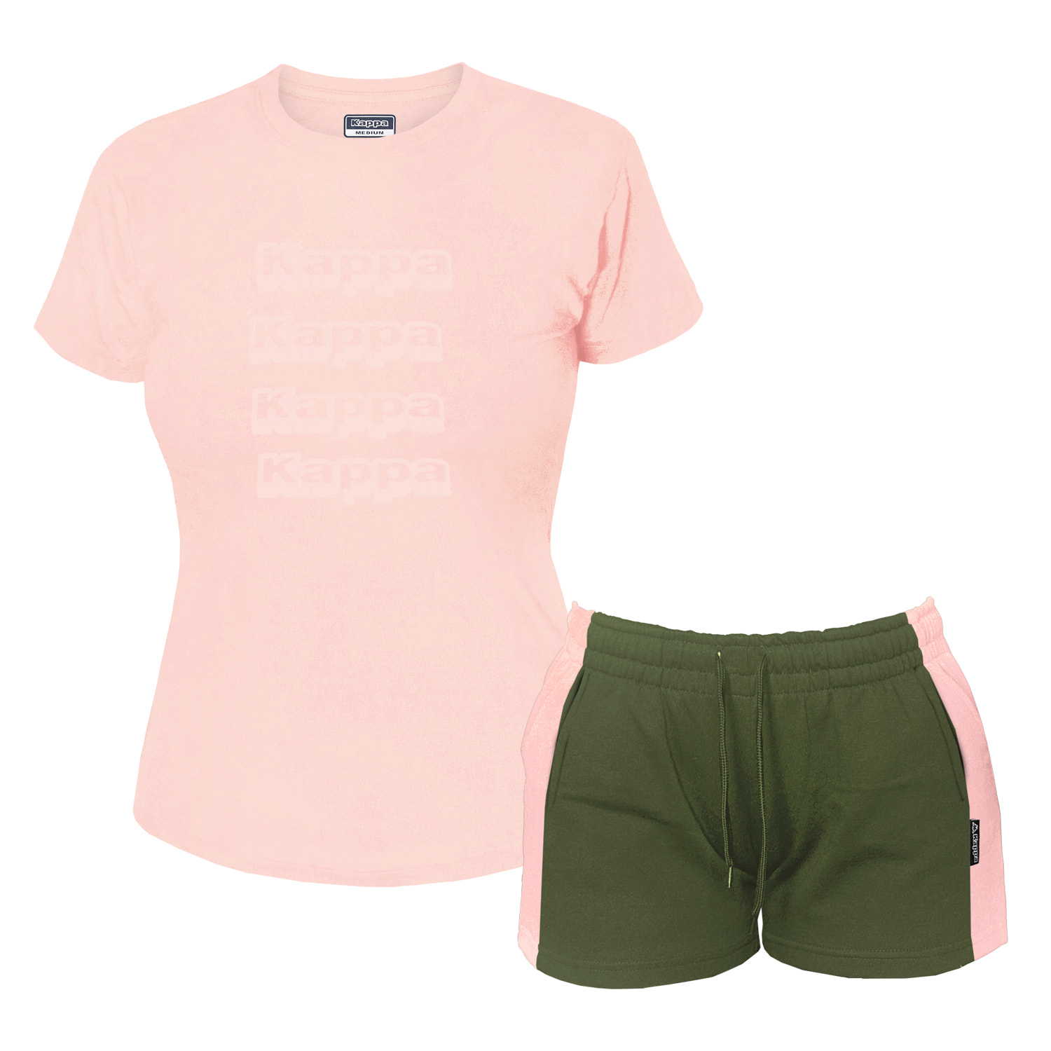 Completo Corto Donna KAPPA Cotone Jersey