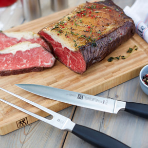 Couteau à trancher 20 cm, Tranchant lisse