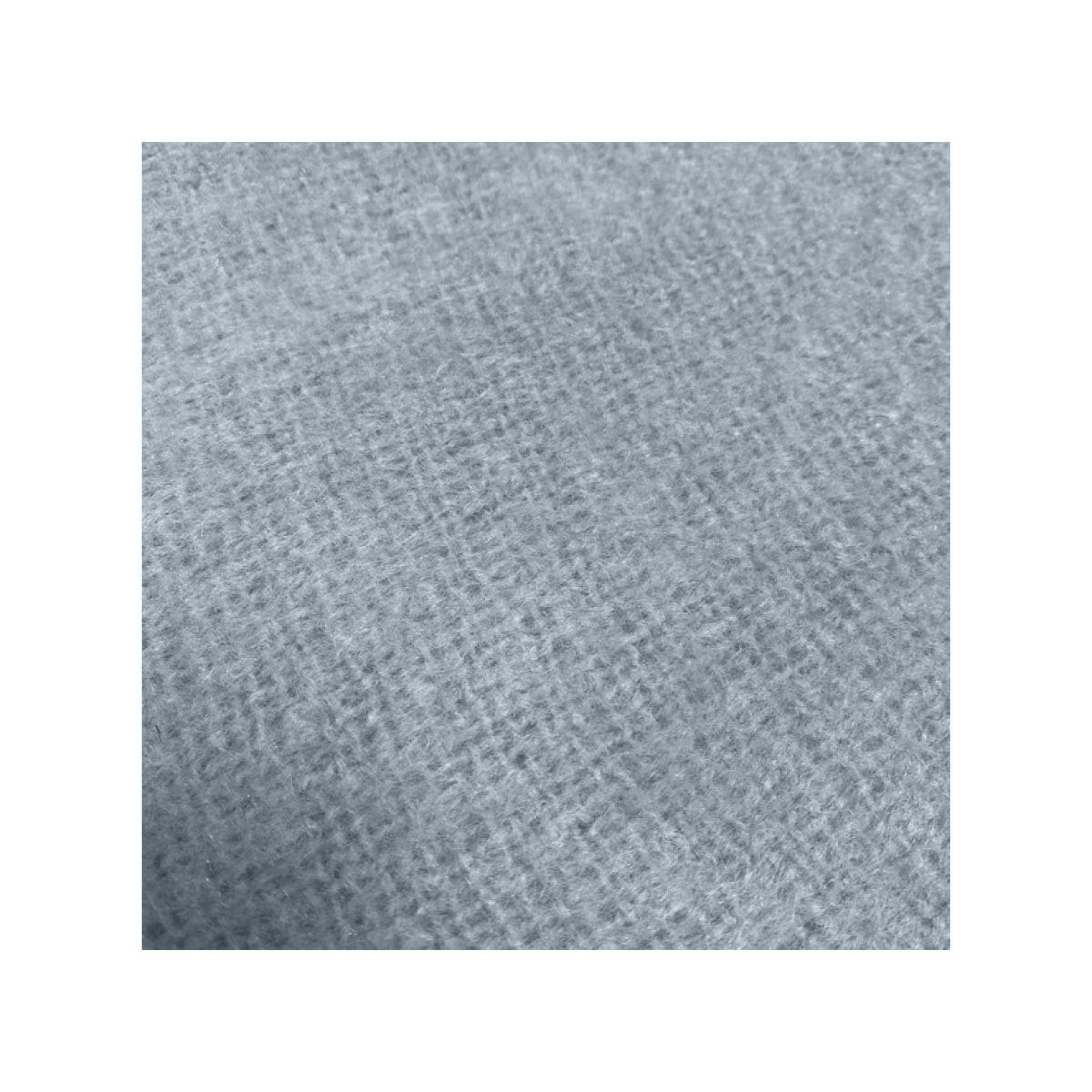 Plaid tout doux effet mohair gris ou bleu 130x170cm - VALENTINE