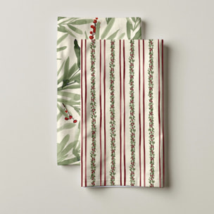 Lot de 2 torchons de cuisine Wish 18 - Merry 46