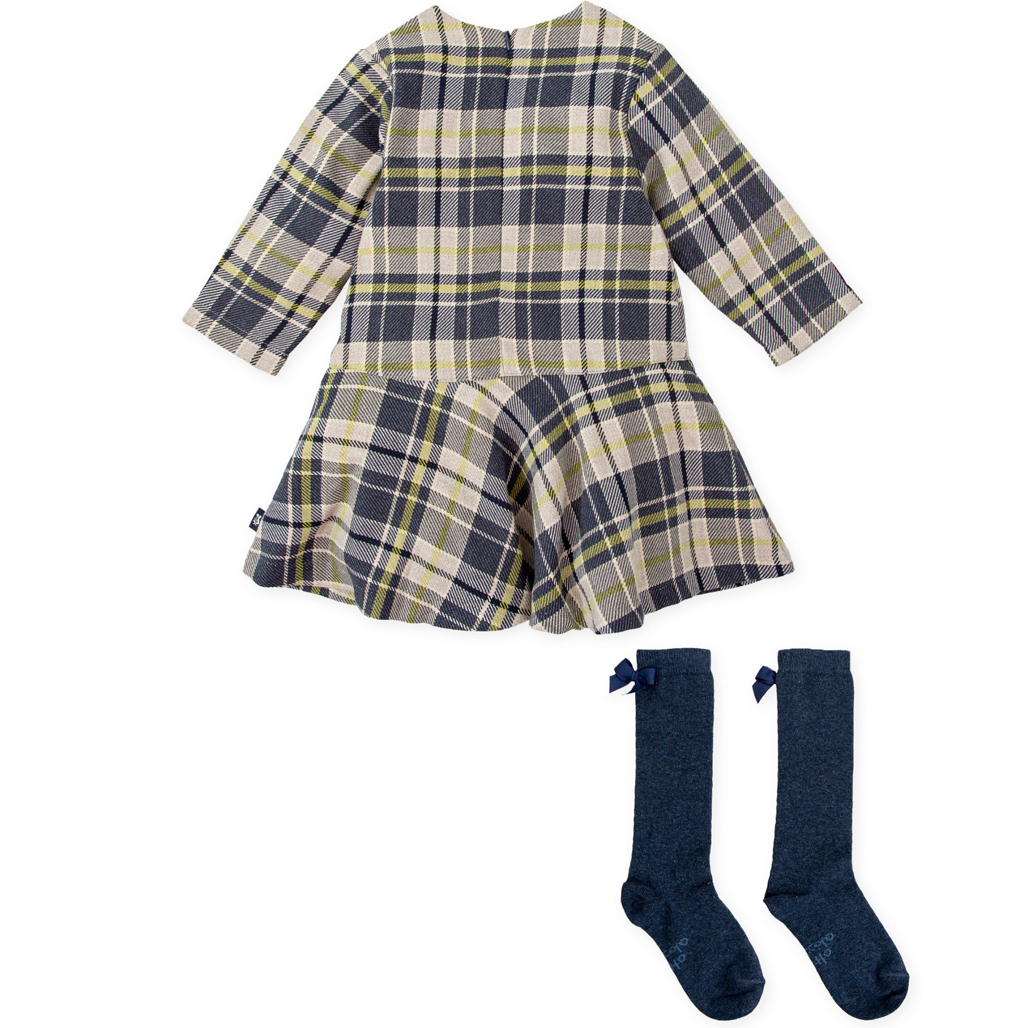 VESTIDO CON CALCETINES AZUL MARINO - Azul marino