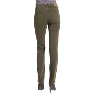 PANTALONE IN GABARDINA MOD.753 . Vita alta e gamba confortevole.