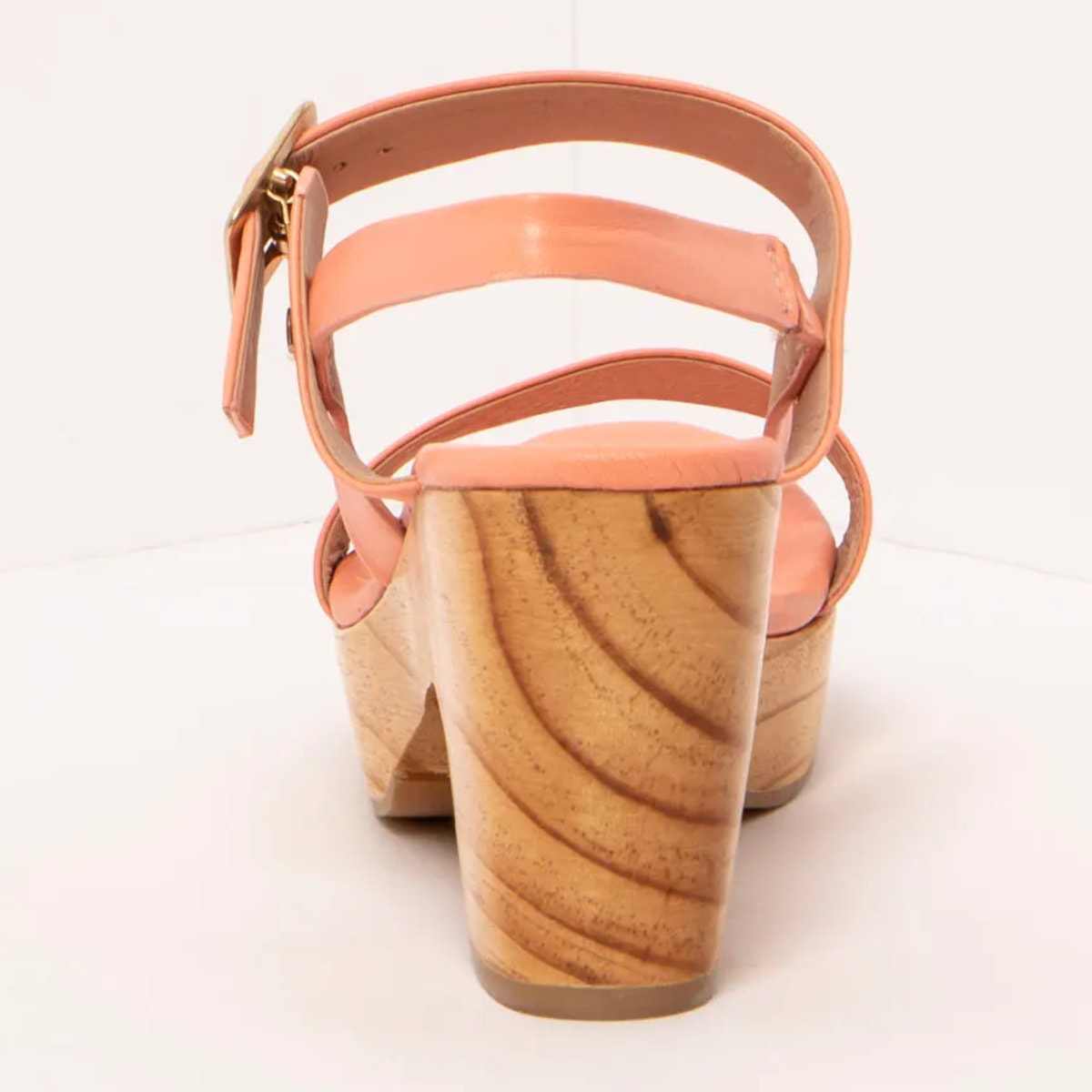 Sandalias con tacón S3272 NAPPA PEACH PINK/ ST.LAURENT SANDAL color Peach pink