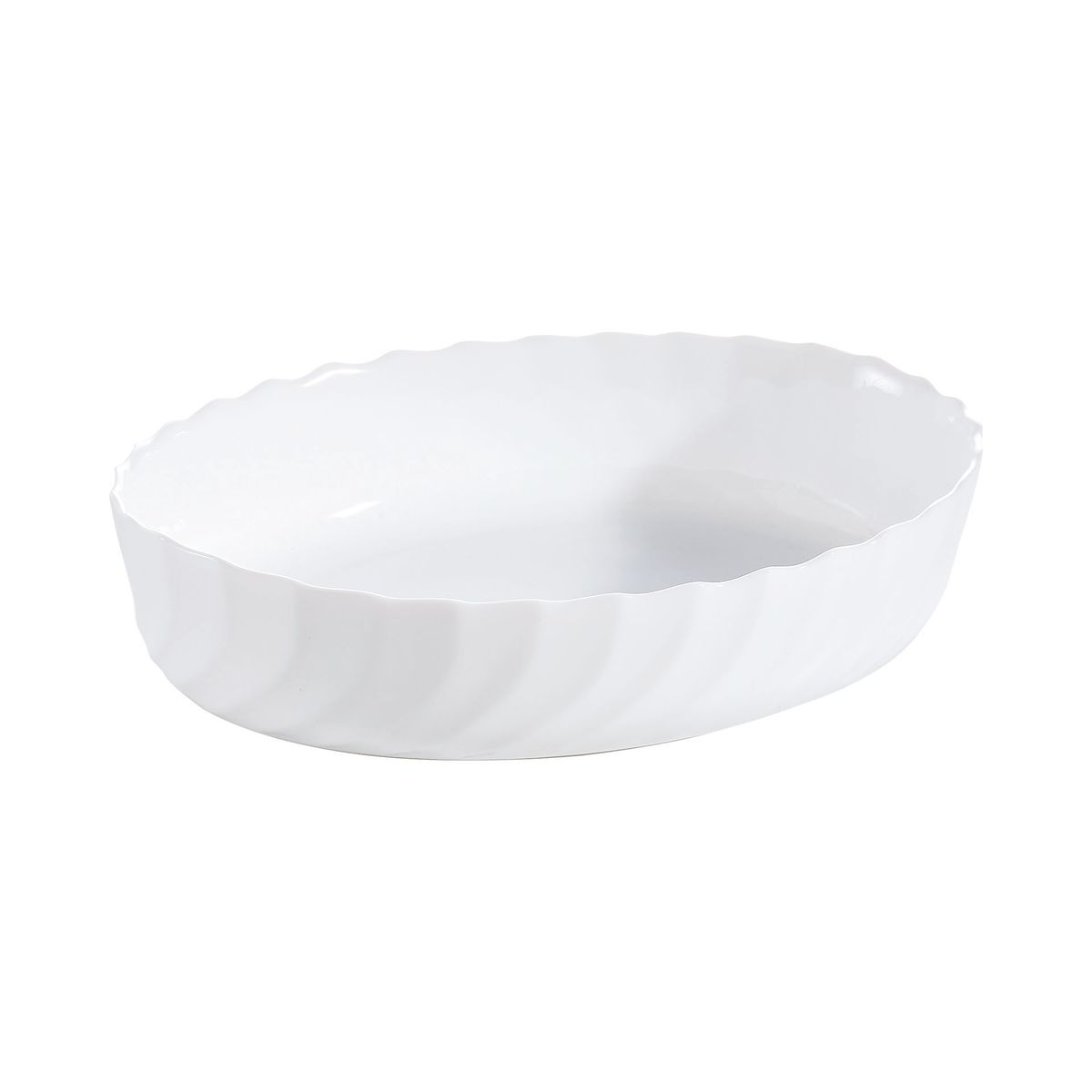 Fuente para horno ovalada blanca 22X17 cm Smart Cuisine Trianon - Luminarc