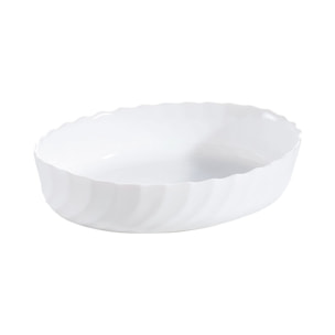 Fuente para horno ovalada blanca 22X17 cm Smart Cuisine Trianon - Luminarc