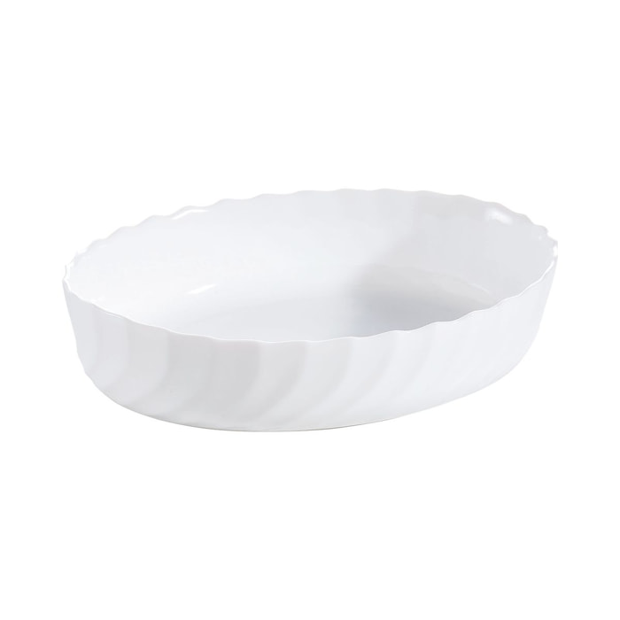 Fuente para horno ovalada blanca 22X17 cm Smart Cuisine Trianon - Luminarc