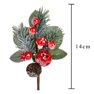 Pick natale - Pezzi 24 - 5xH14x1cm - Bianchi Dino SpA