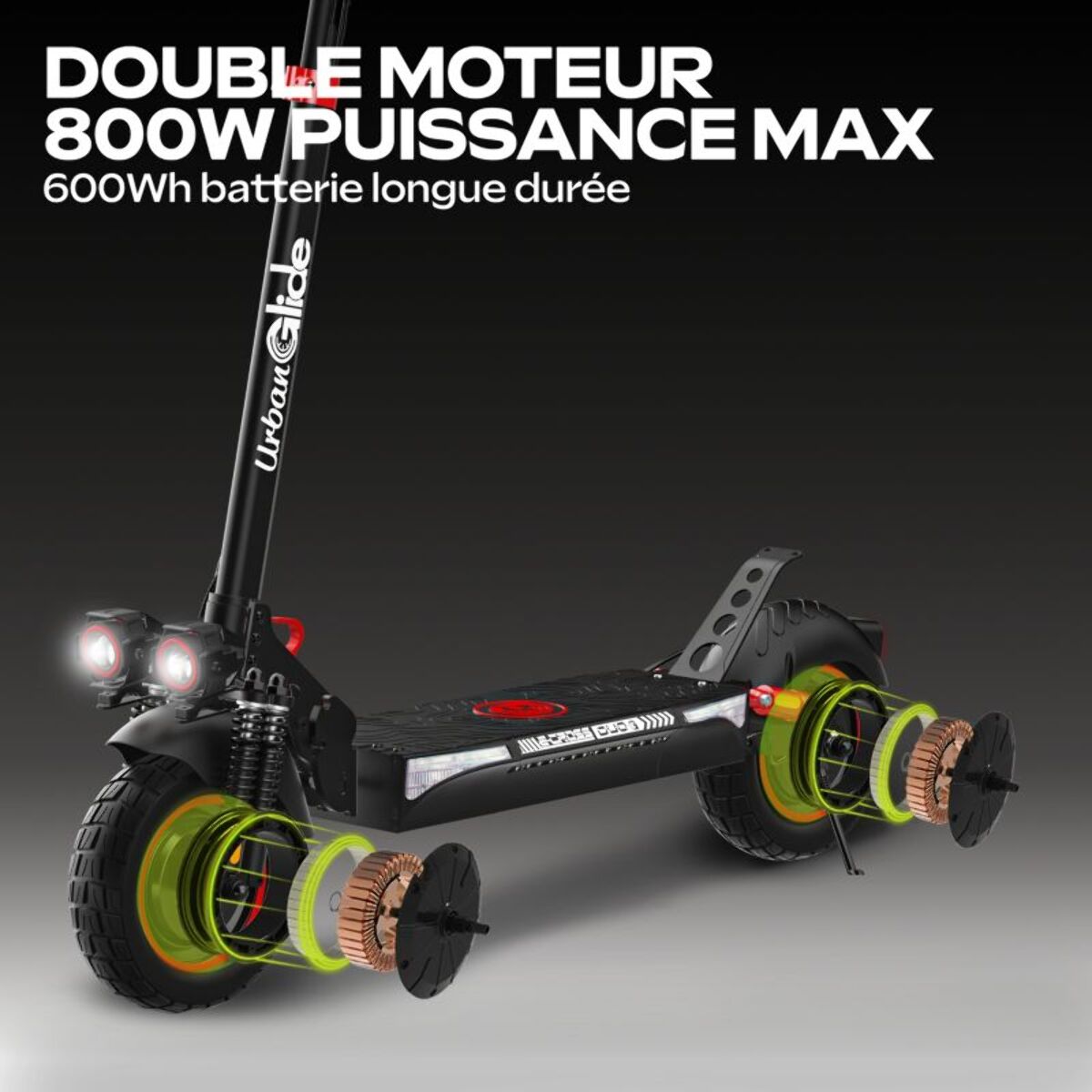 Trottinette électrique URBANGLIDE Ecross Duo