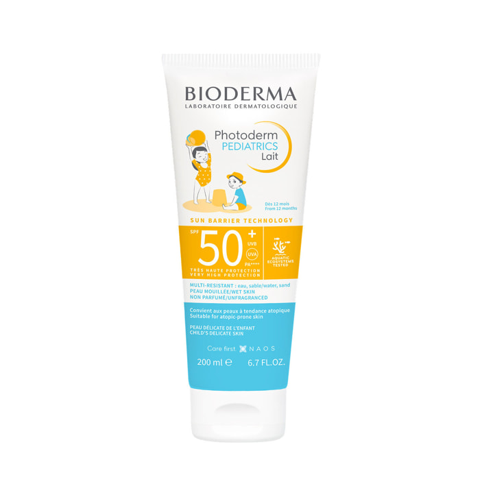 Photoderm Pediatrics Lait SPF50+ - Très Haute Protection Solaire 200 ml