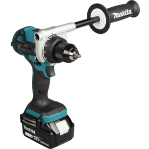 Perceuse-visseuse sans fil 18V - MAKITA -avec 2 batteries 5Ah - chargeur rapide – MAKPAC - DDF492RTJ
