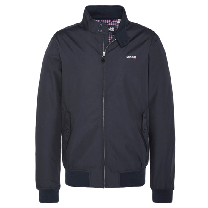 CABL1220STARDUST JACKET WITH CHECKS LININGSchott NYCNAVY