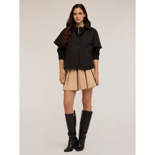 Motivi - Bomber de raso con capa desmontable - Negro