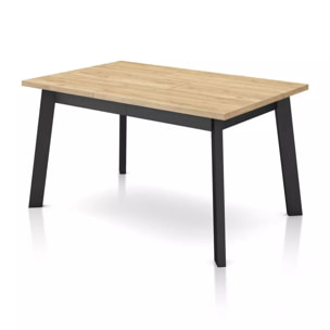 Mesa de comedor Naira 140 Roble Negro