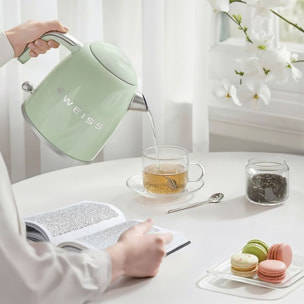 Bouilloire SWEISS vintage vert KTS7