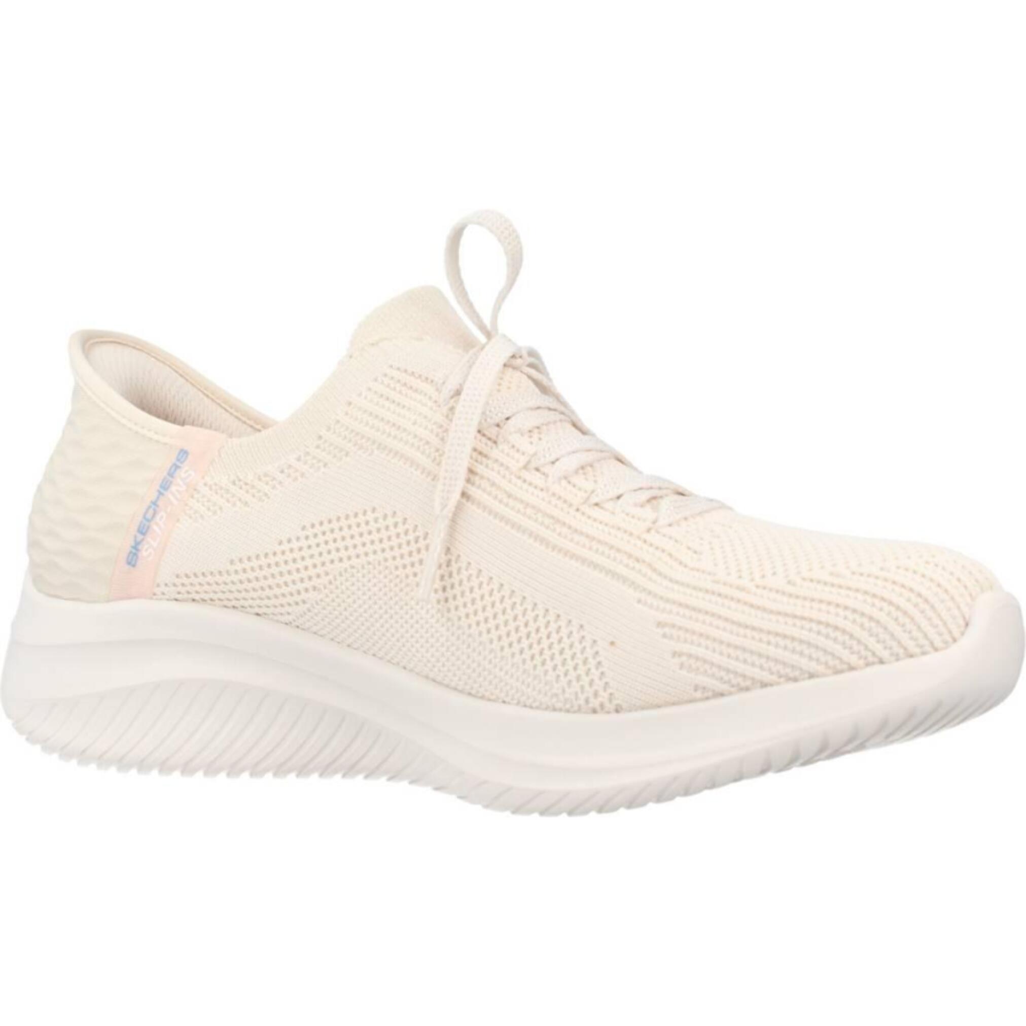 Sneakers De  Mujer Slip-ins: Ultra Flex 3.0 Tonal Stretc Beis