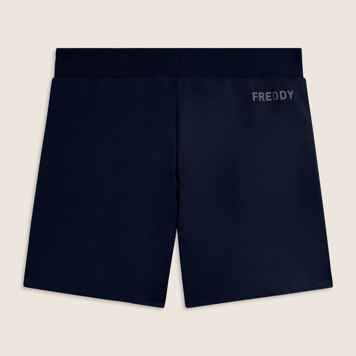 Pantaloni Shorts con Motivo Grafico e Logo FREDDY
