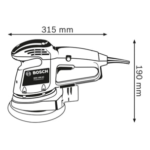 Ponceuse excentrique GEX 34-150 BOSCH - 0601372800