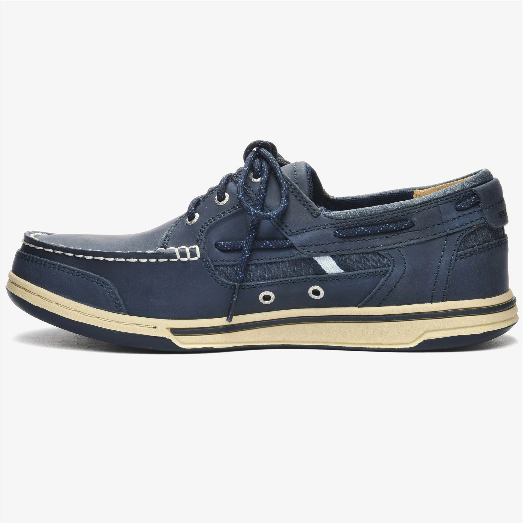 Sebago - Docksides Uomo Blu - Triton Three Eyelets Fgl
