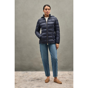 Giubbotto Cara Ultralight blu marino con logo Polo Club