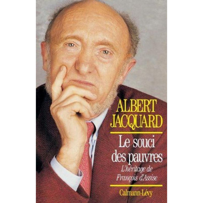 Jacquard, Albert | Le Souci des pauvres: L'héritage de François d'Assise | Livre d'occasion