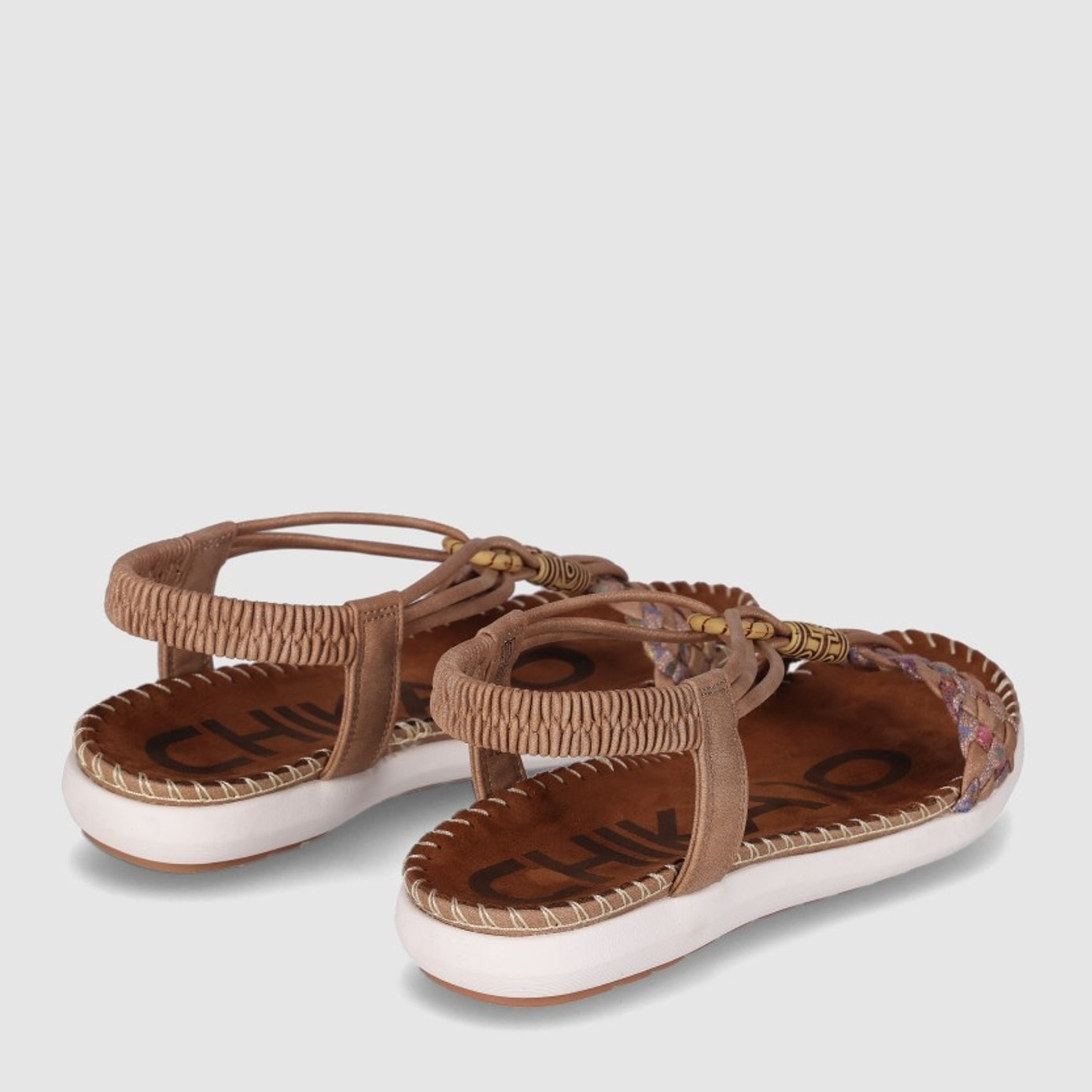 Sandalias - Cuero - Tacón: Bajo