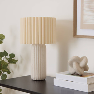 Lampe Kenan beige H43cm