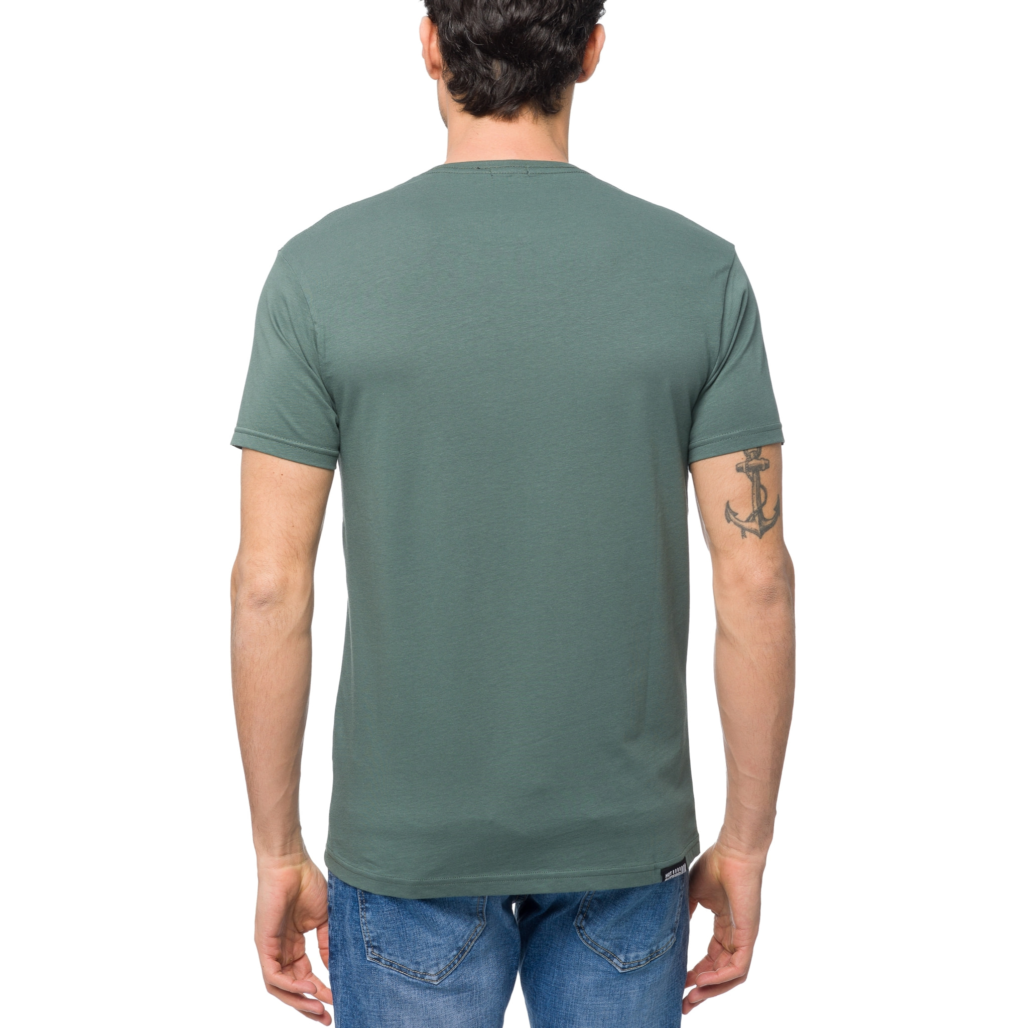 T-shirt in cotone 150 gr Hot Buttered Kailua Colore Verde Matcha.