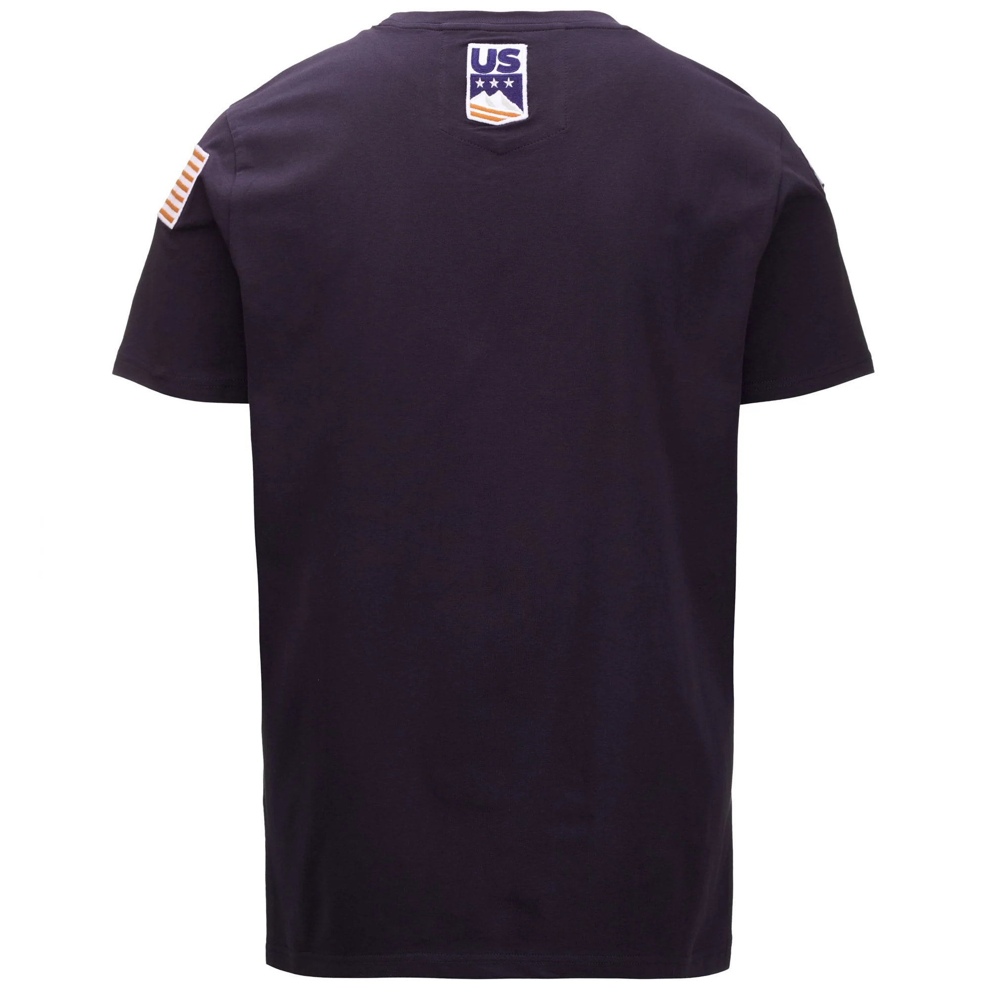 Camisetas y tops Kappa Hombre Mujer Ayba2 Flag Us