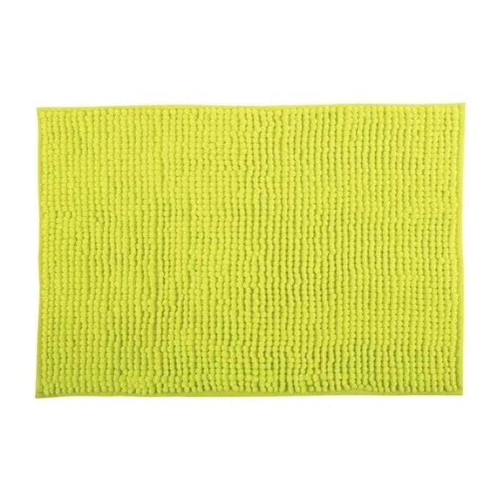 Tapis de bain Microfibre CHENILLE Vert Anis MSV