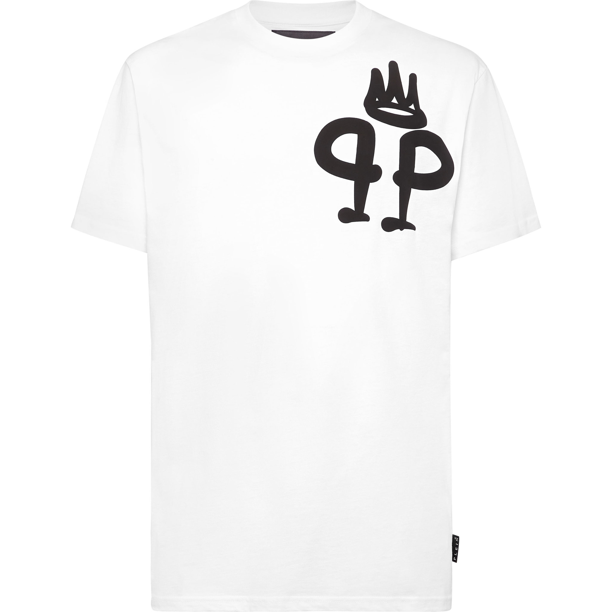 PHILIPP PLEIN Camiseta de cuello redondo y manga corta KING PLEIN