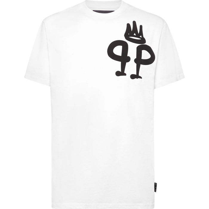 PHILIPP PLEIN Camiseta de cuello redondo y manga corta KING PLEIN