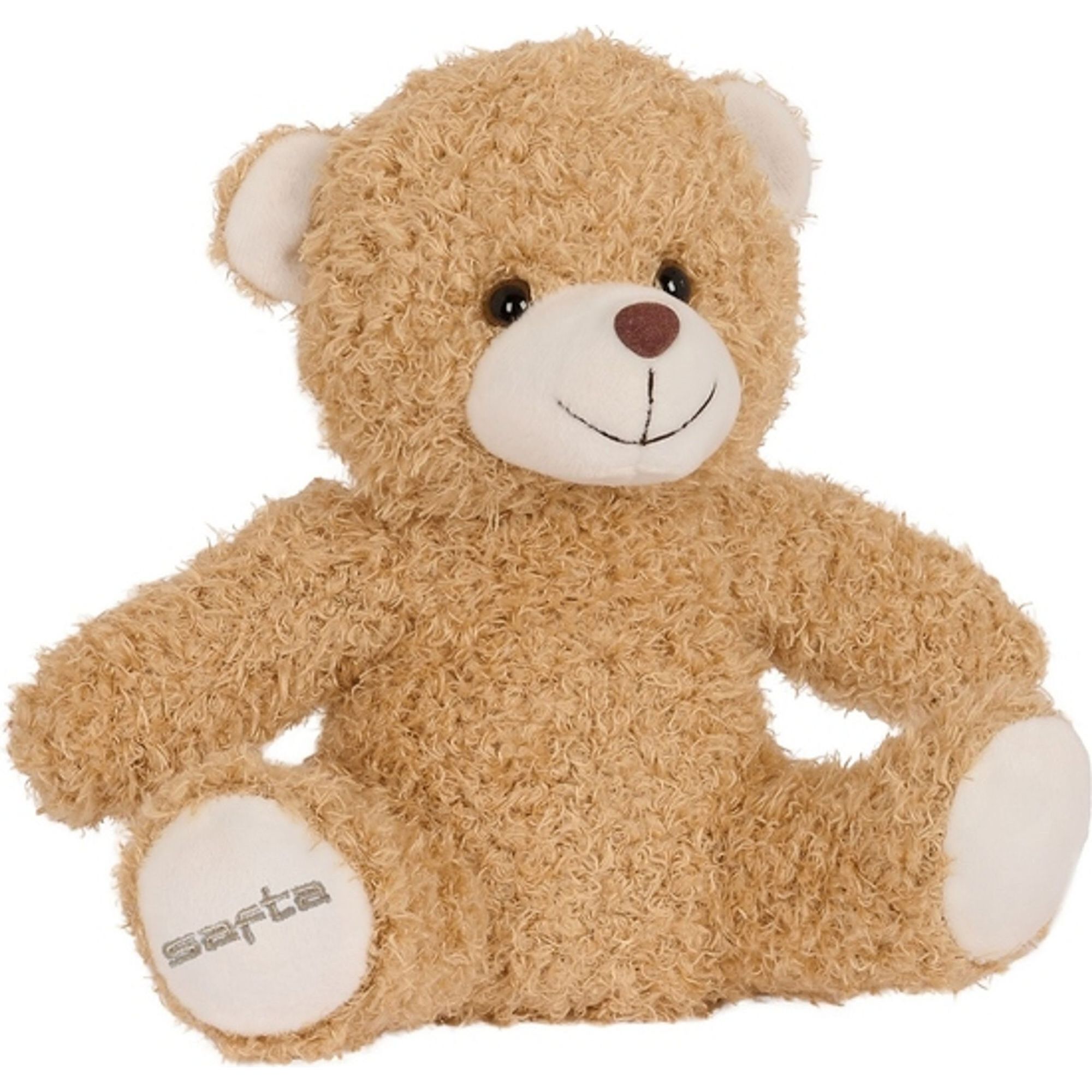 Mochila preescolar con osito safta azul pastel