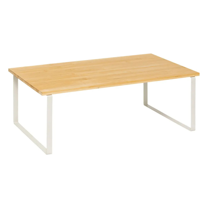 Étagère de rangement "Ordera" en bambou beige 50x30cm