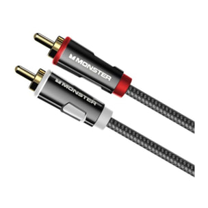 Câble RCA MONSTERCABLE AUDIO INTERCONNEXION 2RCA M/M 3M