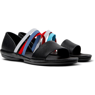 Sandali - CAMPER Right Nina Twins - Nero - Pelle liscia