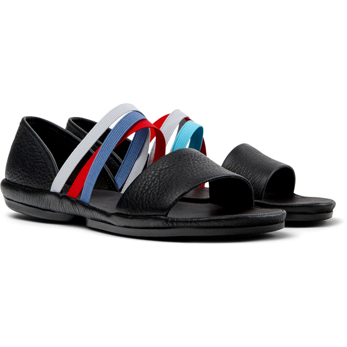 Sandali - CAMPER Right Nina Twins - Nero - Pelle liscia