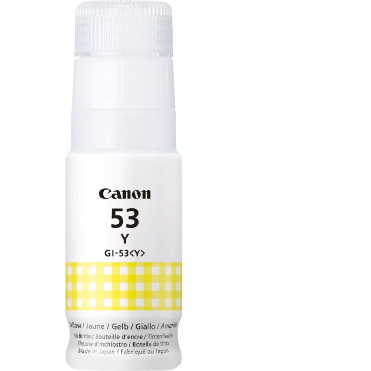 Cartouche d'encre CANON Bouteille d'Encre GI-53 Jaune (Yellow) - 4672C001