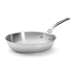 Poêle DE BUYER milady queue fonte inox 24 cm 3412.24